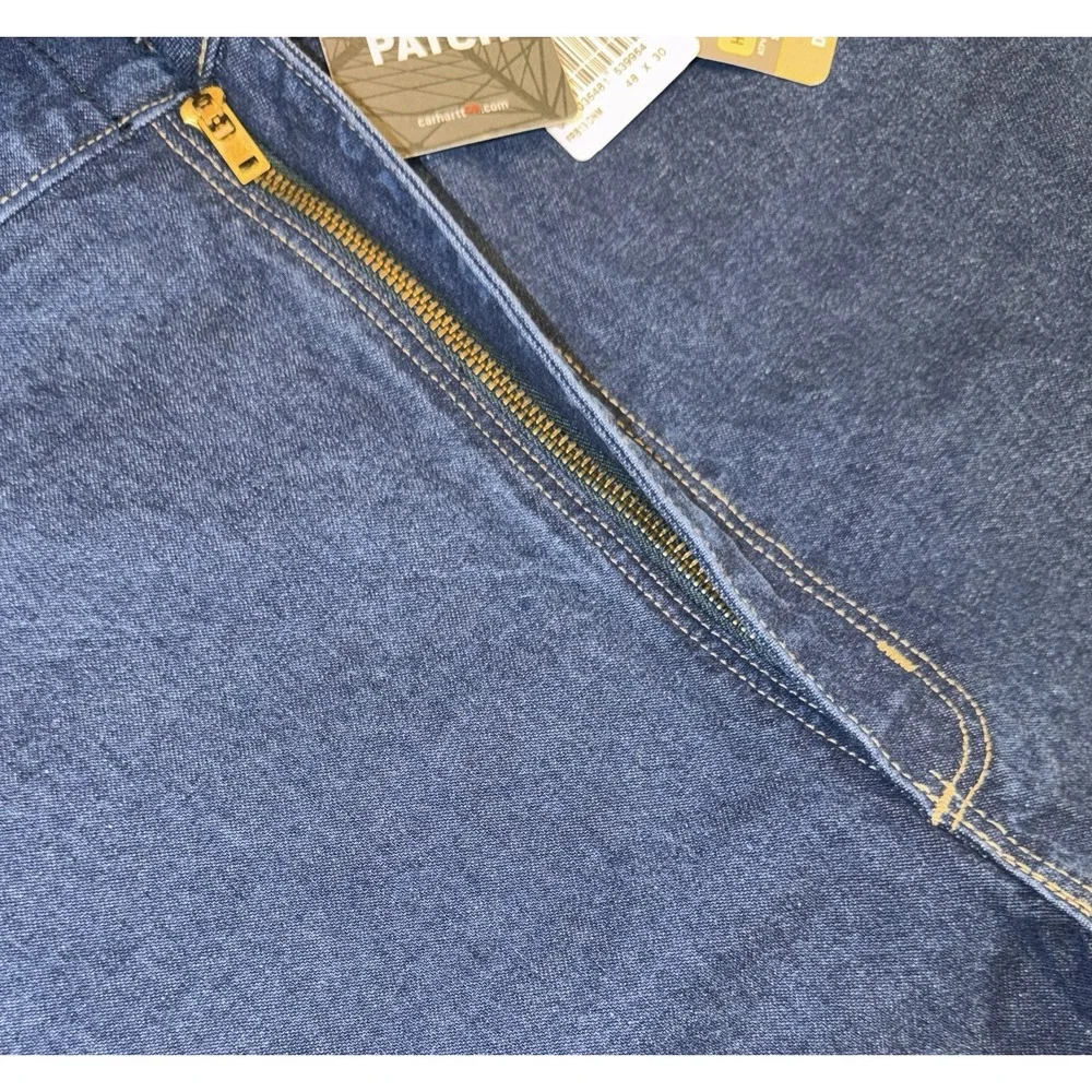 CARHARTT Men's FR Dungaree Jeans Flame Resistant Denim Carpenter Sz 48 x 30 NEW